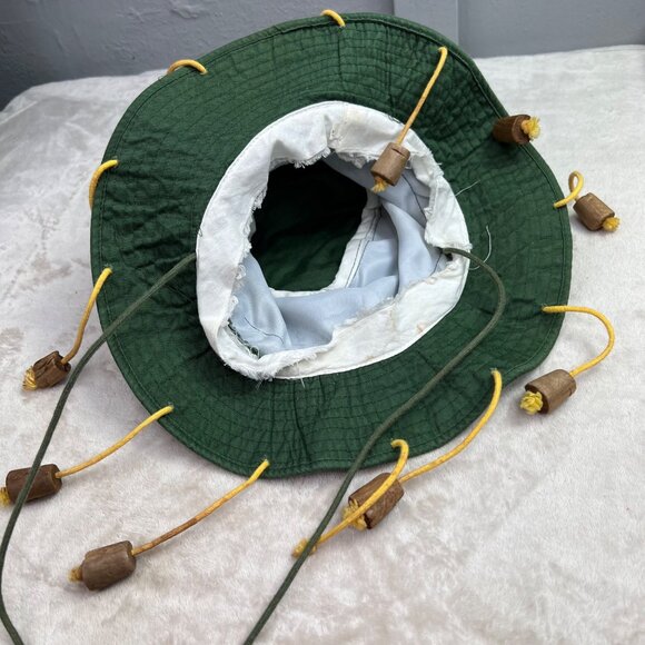 Australian Hat Cork Swag Souvenir Aussie Green One Size with Strap - Picture 5 of 6